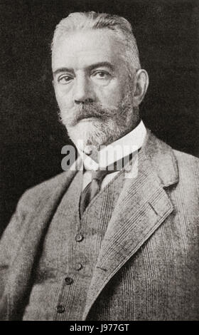 Theobald Theodor Friedrich Alfred von Bethmann-Hollweg, 1856 – 1921.  Deutscher Politiker und Staatsmann, Kanzler des Deutschen Reiches von 1909 bis 1917.  Hutchinson Geschichte der Nationen veröffentlichte 1915. Stockfoto