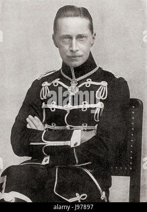 Deutsche Kronprinz Wilhelm, 1882 –1951.  Letzter Kronprinz des Königreichs Preußen und dem Deutschen Reich.  Hutchinson Geschichte der Nationen veröffentlichte 1915. Stockfoto