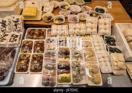 Koreanische traditionelle Reiskuchen, Südkorea Stockfoto