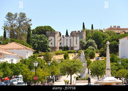 Die Burg von Vila Viçosa. Alentejo, Portugal Stockfoto