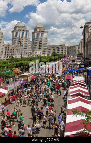 Geschmack von Cincinnati 2017 Stockfoto