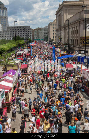 Geschmack von Cincinnati 2017 Stockfoto