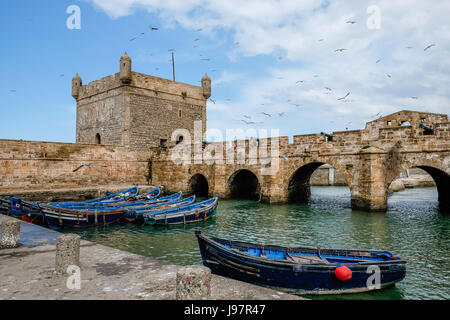 Skala du Port in Essaouira, Marokko Stockfoto