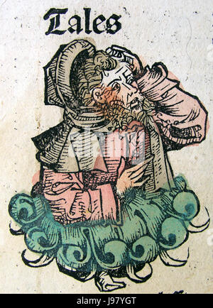 Thales in Nürnberg Chronik LIXr Stockfoto