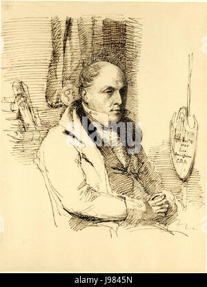 Porträt von Chaloner Blake Ogle durch George Hayter 1820 Stockfoto