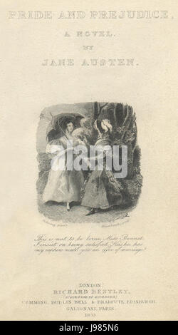 Pickering Greatbatch Jane Austen-stolz und Vorurteil, das heißt nicht, Miss Bennet getragen werden Stockfoto