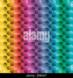 Klee farbenfrohen abstrakten Hintergrund, nahtloses Muster mit Klee Blätter, Blume - Hintergrund Stock Vektor