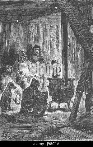 "Das Feld des Eises" von Riou und Montaut 019 Stockfoto