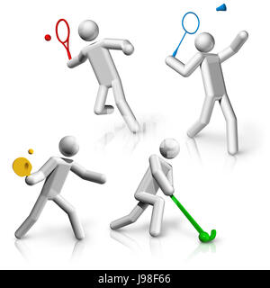 Sport, Sport, Eishockey, Wettbewerb, Badminton, Tennis, Tischtennis, Eishockey, Stockfoto