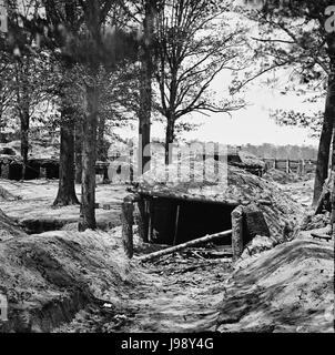 Petersburg, Virginia Innenraum Fort Steadman Stockfoto