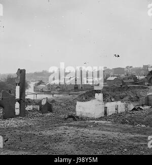 Richmond, Virginia. Blick auf Tredegar Iron Works Stockfoto