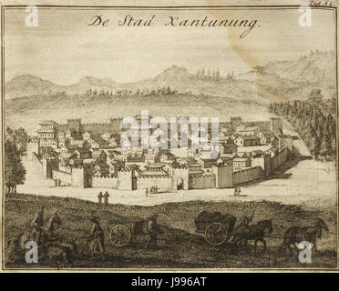 UB Maastricht Ides 1710 p 84 (Abbildung nur Xantunung) Stockfoto