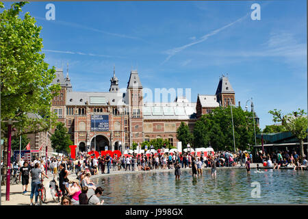 Rijksmuseum, Amsterdam Stockfoto