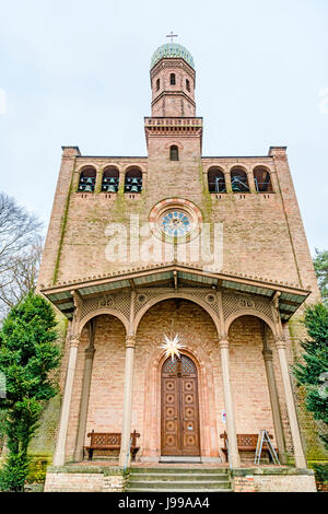 Berlin, Nikolskoe: Kirche St. Peter Und Paul Stockfoto