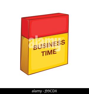 Veranstalter-Planer-Symbol, Cartoon-Stil Stock Vektor