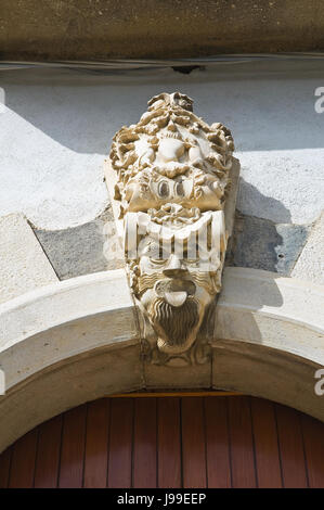 Historischen Palast. Venosa. Basilikata. Italien. Stockfoto