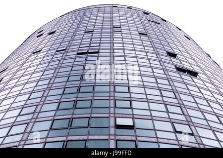 Die 85m Obel mehrstöckiges Mehrfamilienhaus, Belfast, Nordirland, das höchste Gebäude in Irland. Stockfoto