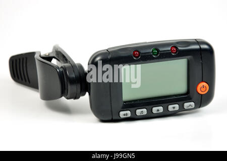 Controller, Objekt, Musik, Ton, Modern, moderne, drehen, wirbeln, schwarz, Stockfoto