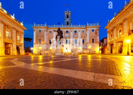 Campidoglio-Platz am Kapitol, Rom, Italien Stockfoto