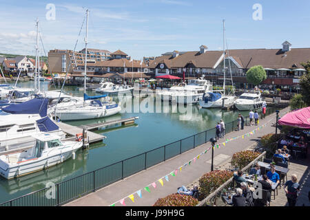 Port Solent Marina, Portsmouth, Hampshire, England, Vereinigtes Königreich Stockfoto