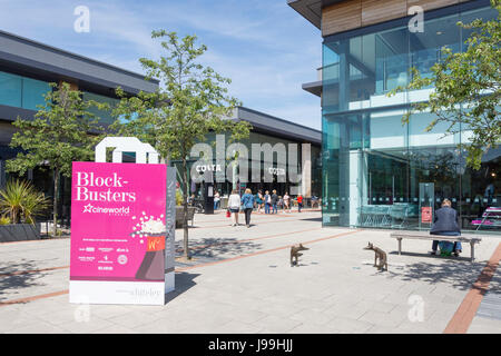 Whiteley Einkaufszentrum Whiteley, Hampshire, England, Vereinigtes Königreich Stockfoto