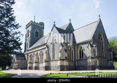 Die Pfarrkirche des Heiligen Johannes der Evangelist, Kirche Lane, West Meon, Hampshire, England, Vereinigtes Königreich Stockfoto