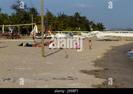 Mussulo Insel, Luanda Angola Stockfoto