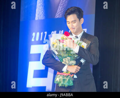 Kim Soo-Hyun, 31. Mai 2017: südkoreanischer Schauspieler Kim Soo-Hyun besucht eine Schaufenster Förderung seinen neuen Film 'Real' in Seoul, Südkorea. Bildnachweis: Lee Jae-Won/AFLO/Alamy Live-Nachrichten Stockfoto