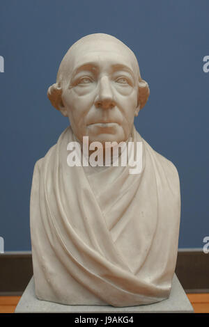 Porträt von Johann August von Beyer von Johann Gottfried Schadow, Berlin, 1803, Marmor Bode Museum DSC02878 Stockfoto