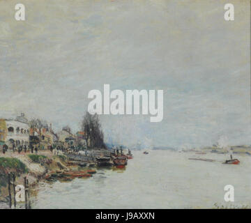 Point du Jour Alfred Sisley Stockfoto