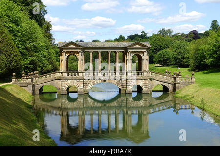 Palladianische Brücke Prior Park Bath, England DSC09785 Stockfoto