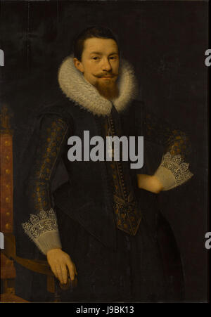 Portret van Pieter Boudaen Courten (1591 1668) Rijksmuseum SK A 2068 Stockfoto