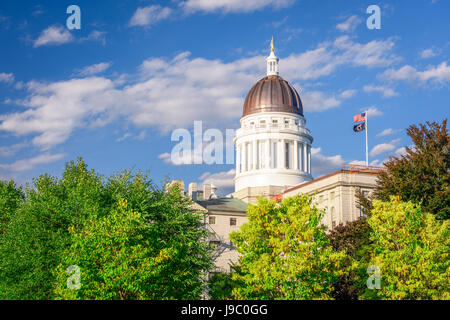 Das Maine State House in Augusta, Maine, USA. Stockfoto