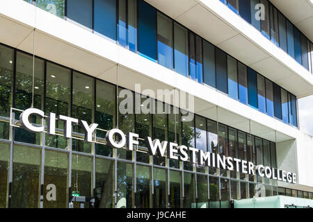 City of Westminster College in Paddington Green, London, England, Vereinigtes Königreich Stockfoto