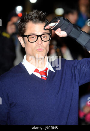 Johnny Knoxville besucht die Premiere von "Schlechten Opa" in London Stockfoto