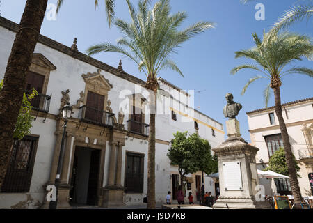 Casa De La Riva Domecq, Rafael Rivero Square, Jerez De La Frontera, Provinz Cadiz, Andalusien, Spanien, Europa Stockfoto