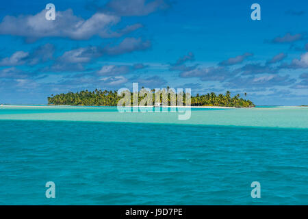 Aitutaki Lagune, Rarotonga und die Cook-Inseln, Süd-Pazifik, Pazifik Stockfoto