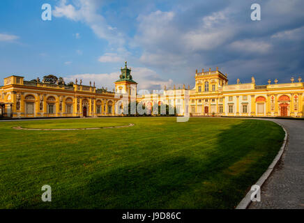 Wilanow Palast, Warschau, Masowien Woiwodschaft, Polen, Europa Stockfoto