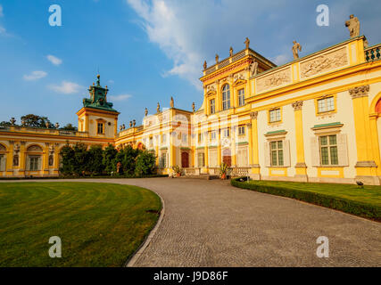 Wilanow Palast, Warschau, Masowien Woiwodschaft, Polen, Europa Stockfoto