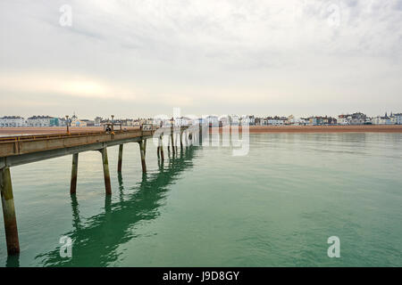 Viel Meer wie gesehen von Deal Pier, Deal, Kent, England, Vereinigtes Königreich, Europa Stockfoto