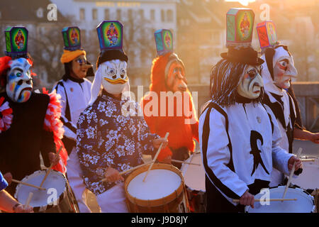 Karneval von Basel (Basler Fasnacht), Basel, Kanton Basel Stadt, Schweiz, Europa Stockfoto