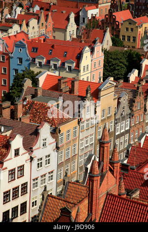 Alte Stadt von Danzig, Danzig, Pommern, Polen, Europa Stockfoto