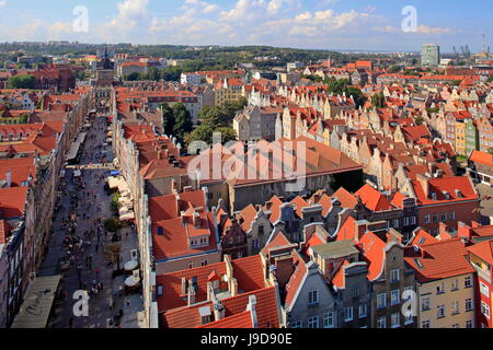 Alte Stadt von Danzig, Danzig, Pommern, Polen, Europa Stockfoto