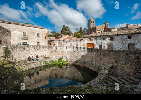 Historick Zisterne in Trujillo, Cáceres, Extremadura, Spanien, Europa Stockfoto