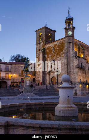 Kirche San Martin, Trujillo, Cáceres, Extremadura, Spanien, Europa Stockfoto