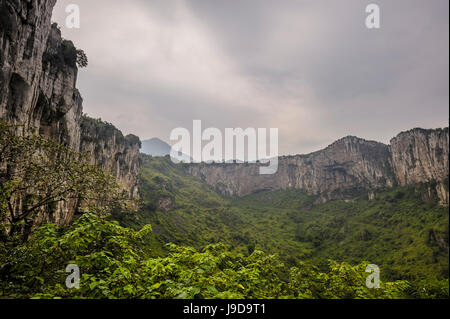 Xinwen Stein Meer globalen Geopark, Sichuan Provinz, China, Asien Stockfoto