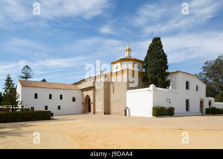 La Rabida Kloster wo Columbus vor historischen Reise von 1492, La Rabida, Costa De La Luz, Huelva, Andalusien, Spanien blieb Stockfoto