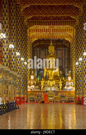 Buddhistischer Mönch im Wat Suan Dok in Chiang Mai Thailand Stockfoto