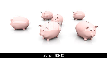 Bankkredite Institution, Objekt, isoliert, Model, Design, Projekt, Konzept, Stockfoto