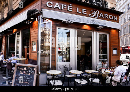 Café in Paris, Frankreich Stockfoto